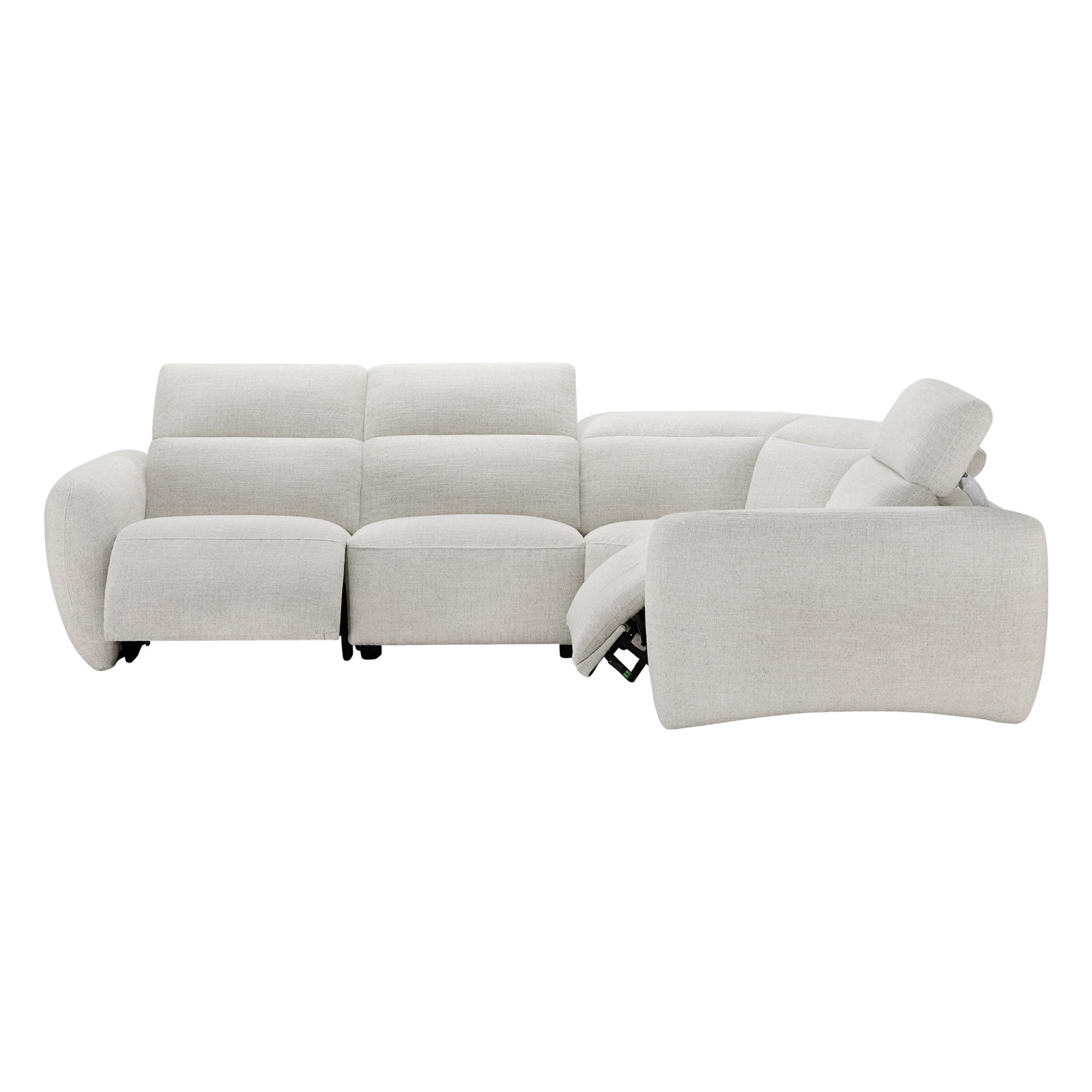 Astro Modular Sectional, Nathan Wheat Polyester