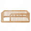 Structure de lit simple en bois avec clôture-69700557