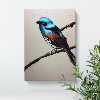 Solo Bird - Wrapped Canvas