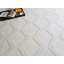Brunello Modern Handmade Silky Nylon White Area Rug-669387743