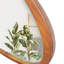 Miroir en bois massif 45 po Miroir mural asymétrique avec cadre en bois et miroir de grande taille-96734256