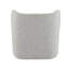 Fauteuil d'appoint en tweed gris Lisa