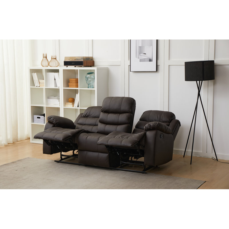 Canapé inclinable Allsun, Brun