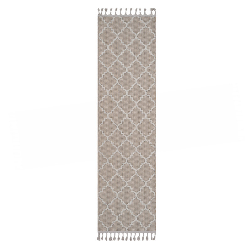 Collection 2X8 / Trellis Indoor / Outdoor Runner Rug, Runner 2'2" x 8'