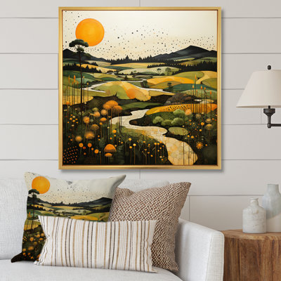 " Countryside Reverie Pointillism II "