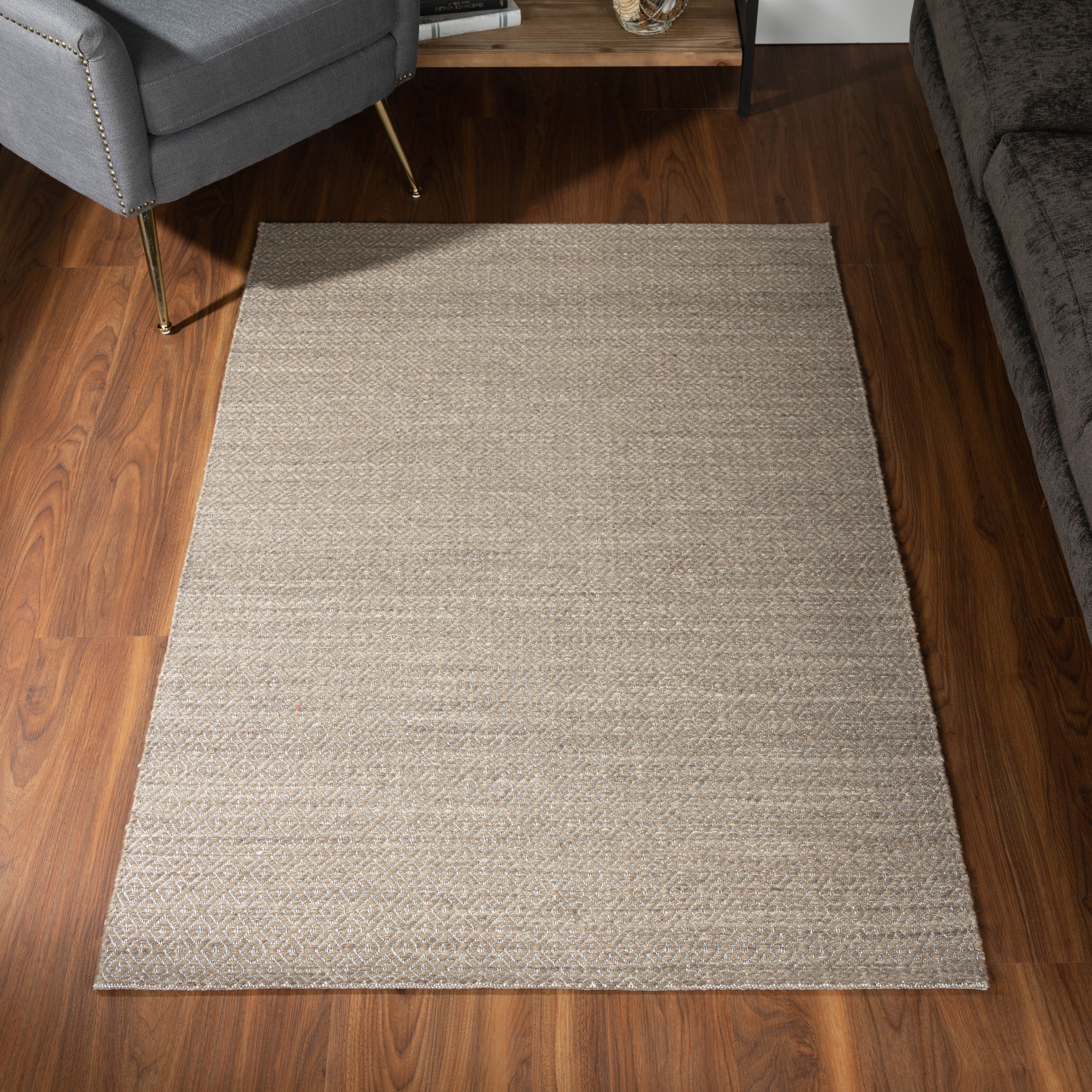 Litchfield Handmade Flatweave Wool/Cotton Area Rug in Cream Langley Street Rug Size: Rectangle 5' x 7'6