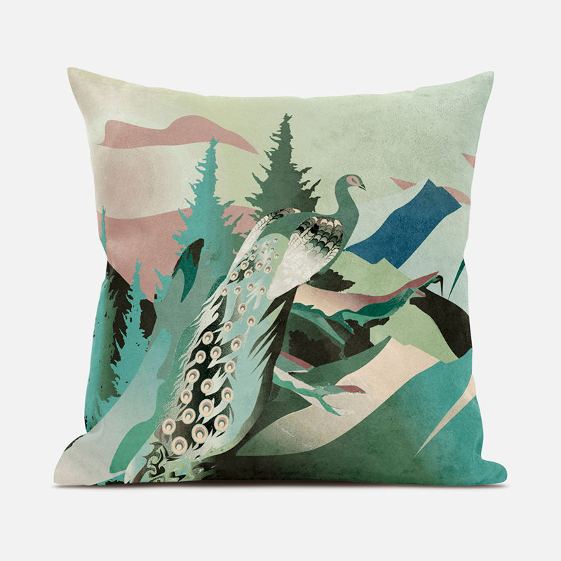 Housse et insert de coussin décoratif intérieur / extérieur en mélange de polyester, 26 po x 26 po