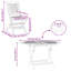 Solid Wood Patio Dining Set Table,