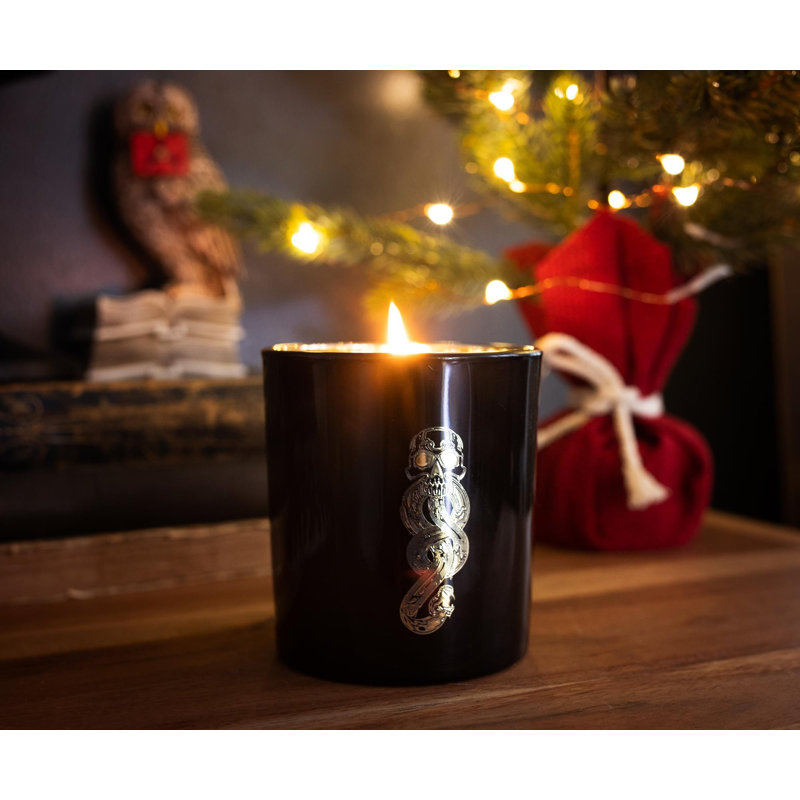 Dark Arts Scented Designer Candle with Glass Holder