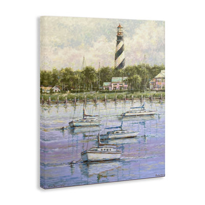 «The Watcher of the Matanzas», art mural sur toile, design par Linda Sperruche