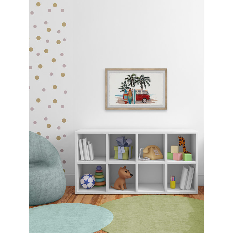 Cecelia Surf Van, reproduction encadrée, H 8 po x l 12 po x P 1,5 po