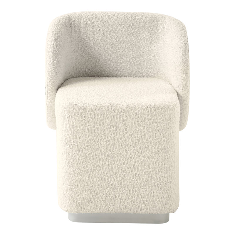 Bronstein Vanity Chair, Cream Boucle