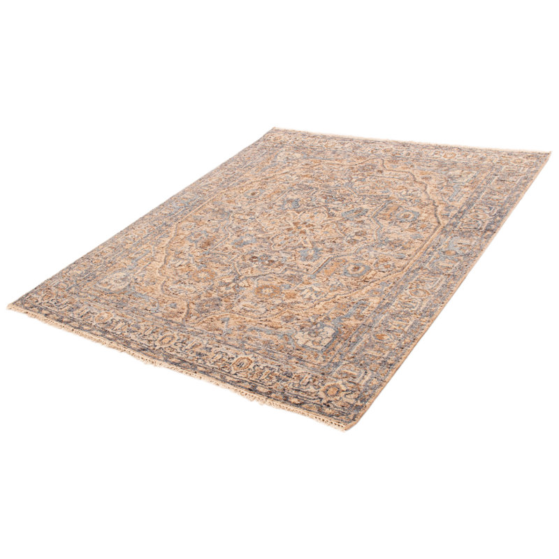 Tapis brun clair Jules Serapi 8 pi 0 po x 9 pi 9 po