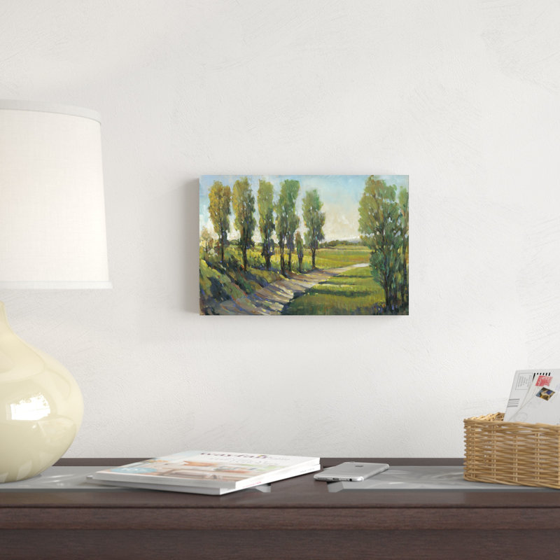 «Lush Landscape I» par Timothy O 'Toole - peinture sur toile tendue, H 8 po x l 12 po x P 1,25 po