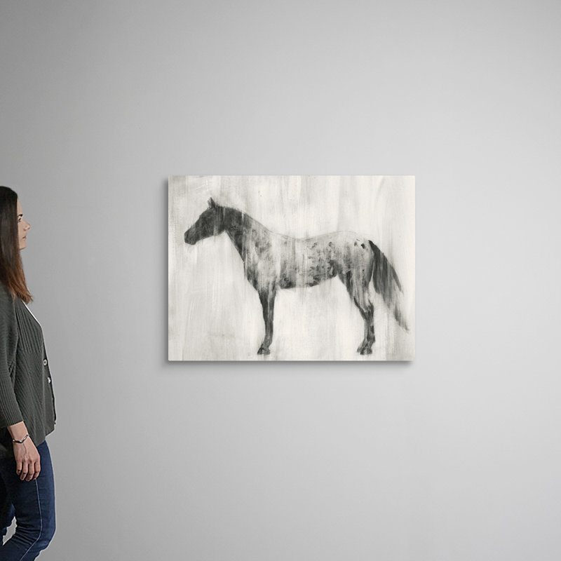 Art mural Appaloosa Study II, H 30 po x l 40 po x P 1 po, Toile tendue
