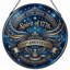 Panneau de fenêtre en verre pour décoration intérieure Starry Sky USA 250th Anniversary - H 12 po-126676176