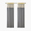 Paire de rideaux obscurcissant en polyester Vanarsdale-796257643-745861000