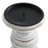 Mango Wood Turned Style Pillar Candle Holders-2110241393