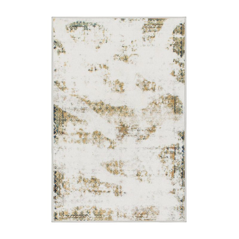 Abstract Indoor Rug, Rectangle 5' x 8'