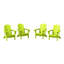 Chaise Adirondack pliante Laguna HDPE-796778273