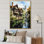 «England Peaceful Canalengland Landscape II - Cityscapes Wall Art Living Room»
