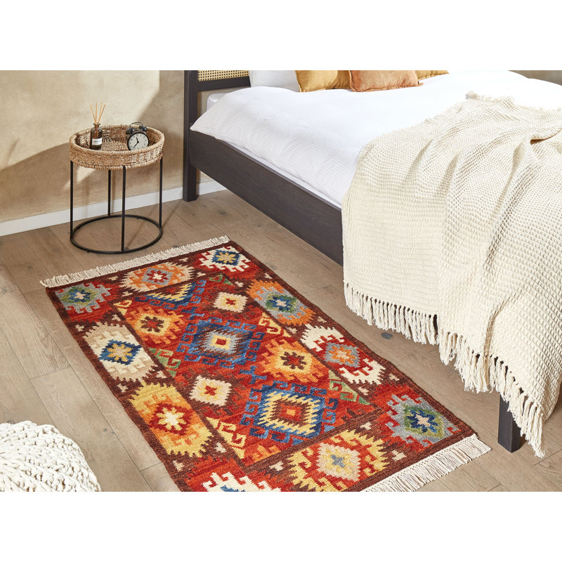 Stuttgart Southwestern Wool Hand Woven Area Rug, Rectangle 80 x 150cm
