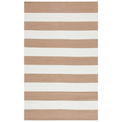 Dirit Hand Woven Cotton Striped Rug