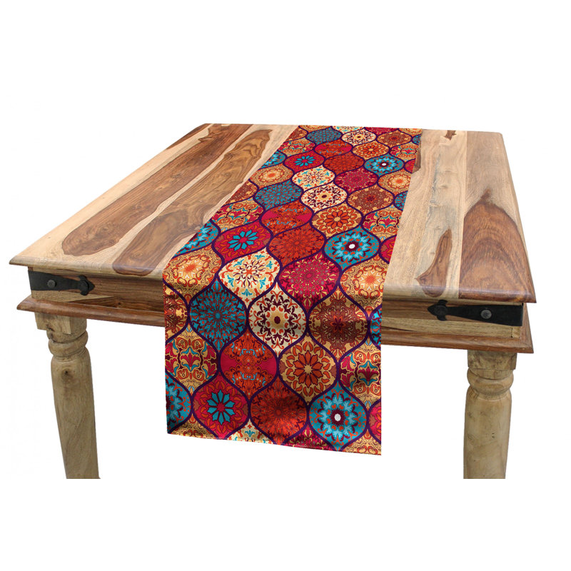 Chemin de table marocain, 72 po x 16 po