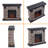 40'’ Electric Fireplace With Faux Stone Mantle-1451343801-1451343802