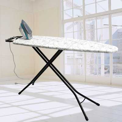 Extra-wide Ironing Board Cover Floral White