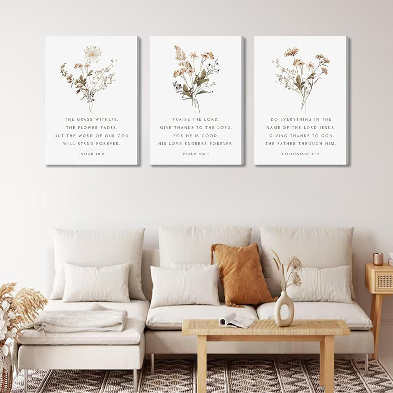 3 Piece Wrapped Canvas Print