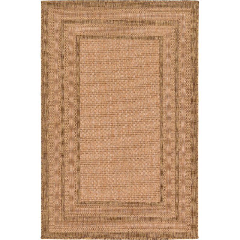 Outdoor Veranda Area Rug Peanut Color