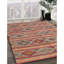 Tapis contemporain rouge / orange / vert-66351651