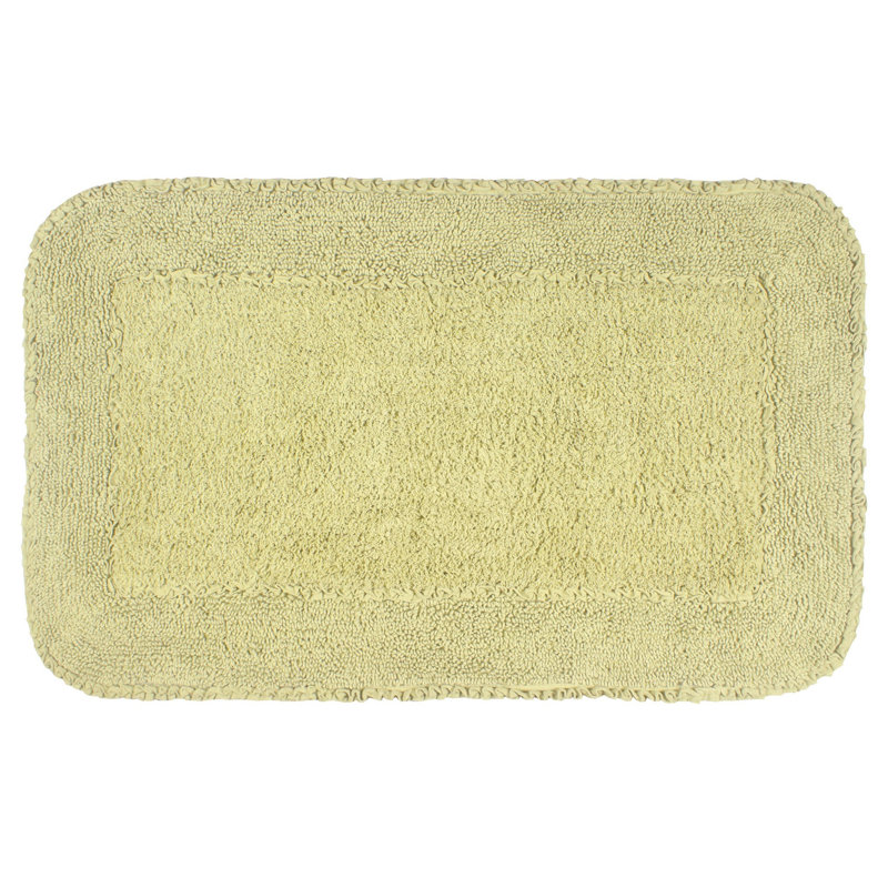 Tapis pour salle de bain Maytham, Vert, Rectangle - l 24 po x L 40 po