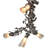 Rustic Lodge 30 - Light Dimmable Geometric Chandelier