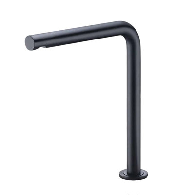 Touchless Matte Black Sensor Faucet for Upscale Commercial Spaces