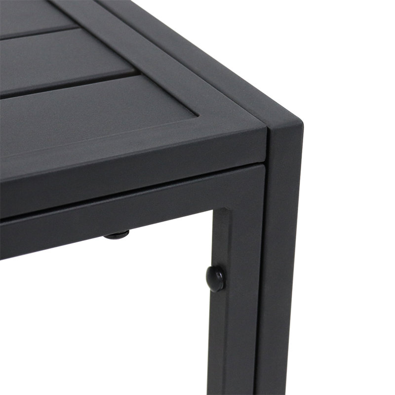 Square Metal Outdoor Side Table , 20'' in. W 20'' in. D