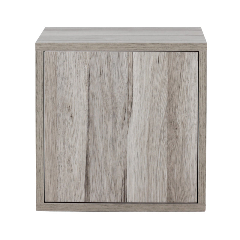 Skandi Accent Shelf, Grey Oak