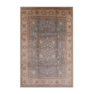 Tapis oriental beige / bleu Ausable