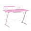 Bureau d'ordinateur de jeu en carbone Modern Techni Sport TS-200 avec tablettes