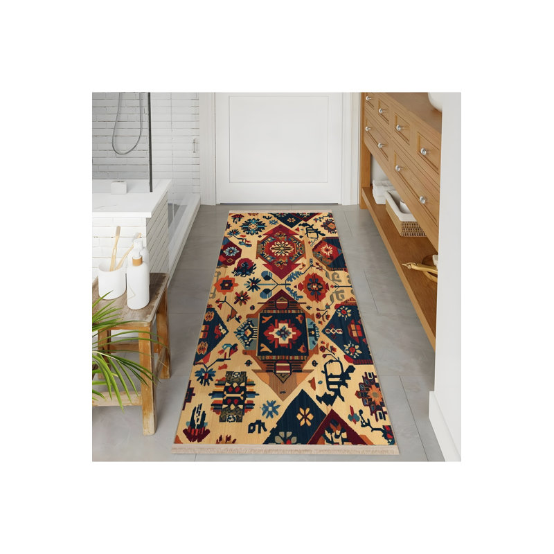 Tapis tissé à la crème Mosso, 6'7" x 9'10"