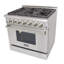Cuisinière mixte autoportante 36 po 5,2 pi. Cu.-36174882-36174879