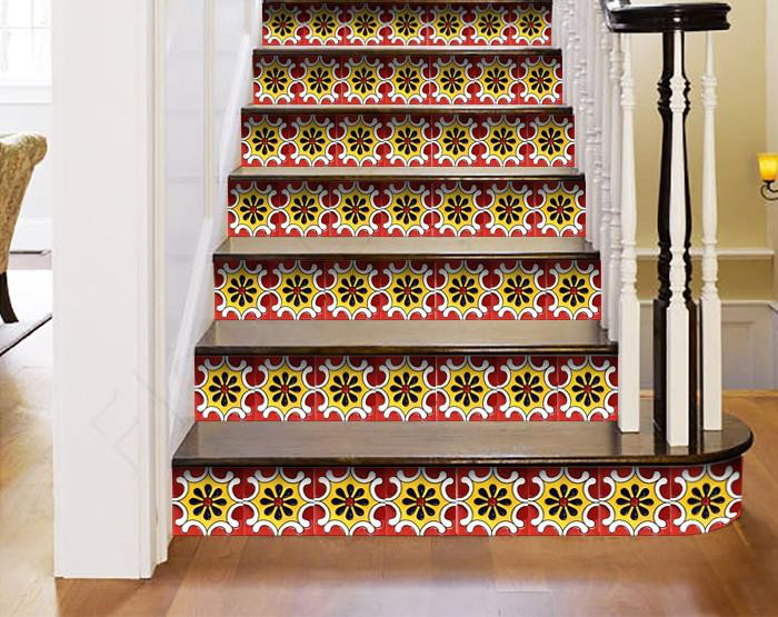 24 carreaux de papier peint auto-adhésif 24 pièces, L 6 po x L 0,5 po