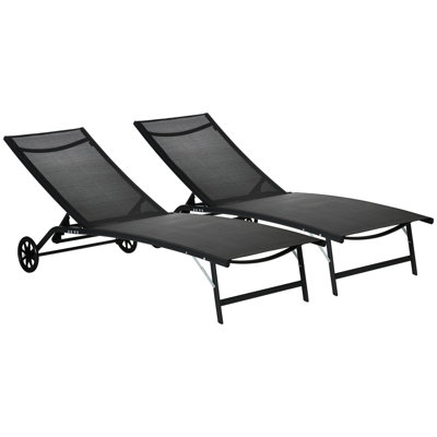 Outsunny Chaise Lounge Outdoor