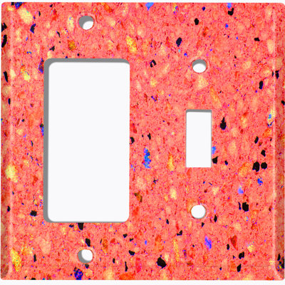 Patterned 2 - Gang Combination Plate Standard Combination Wall Plate