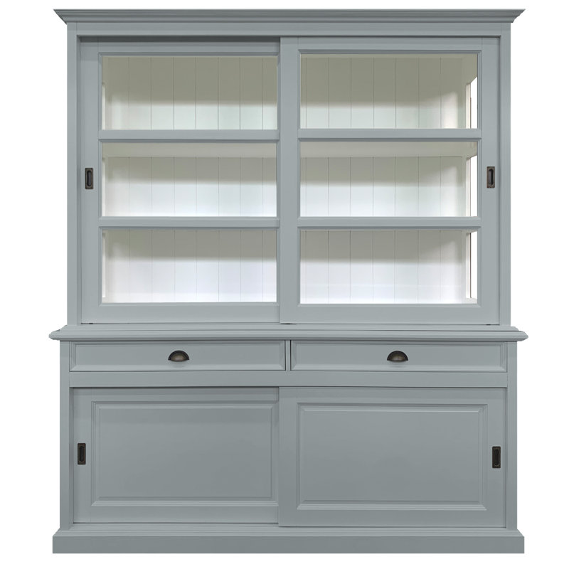Baya Display Cabinet, Traffic Grey