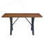 Table de salle à manger d'intérieur avec pieds en métal