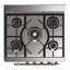 Majestic III Series 30 Inch Dual Fuel Range with 5 Sealed Burners in Emerald Green (Natural Gas, Burnished Trim)-1045611394-1045611440-1045611443