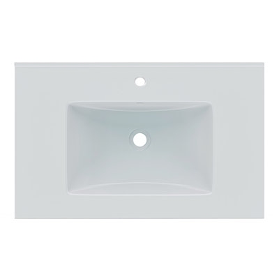 Valdren 30" Replacement Ceramic Vanity Top