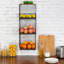 Wood Cabinet Shelving Rack